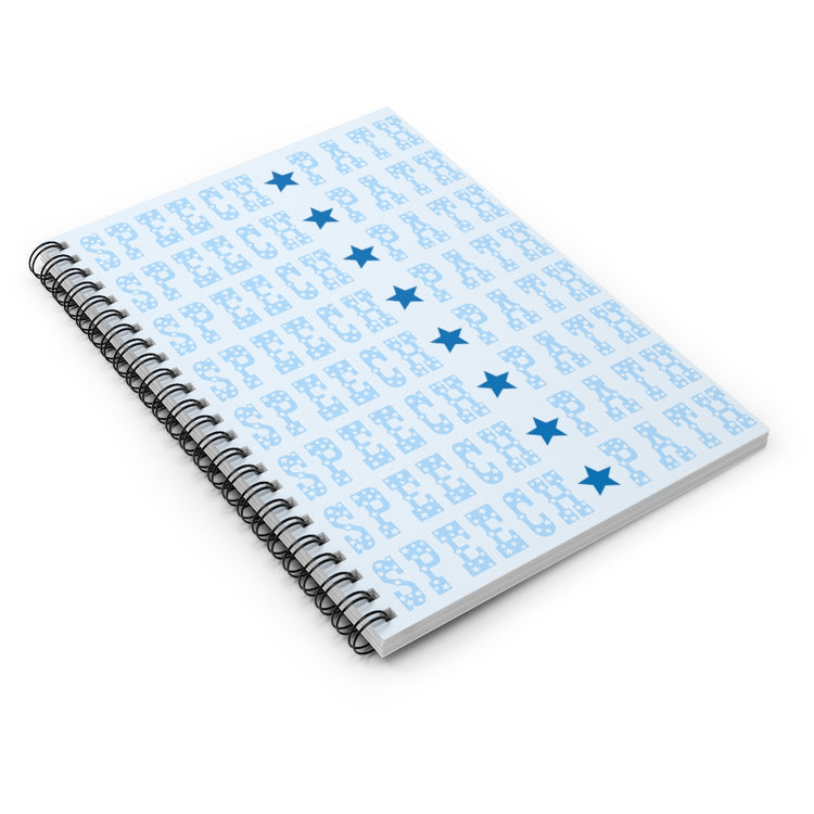 speech path blue western star notebook