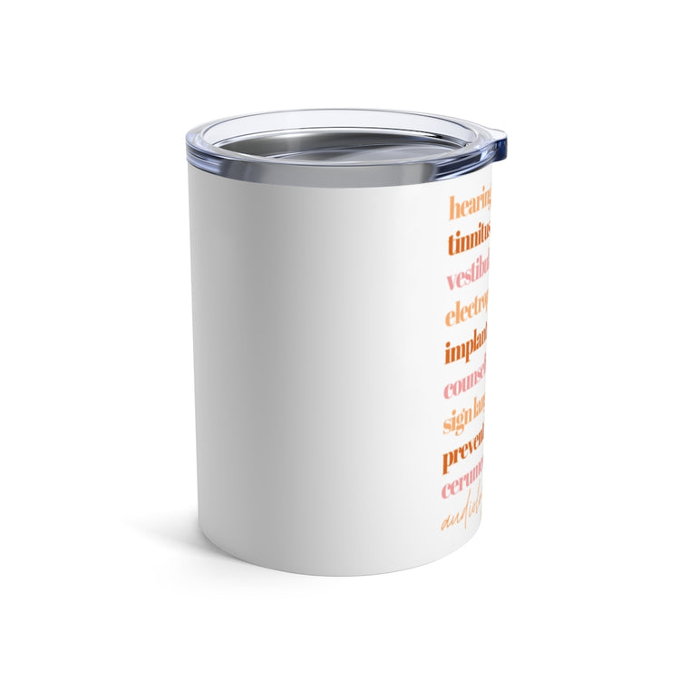 audiology scope of practice tumbler orange
