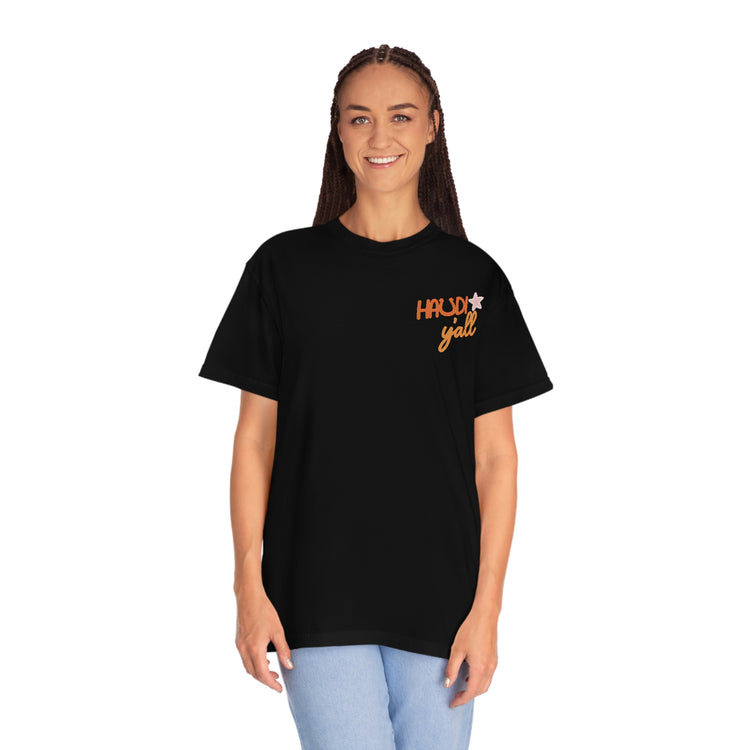 speech pathology howdy y'all comfort colors tee