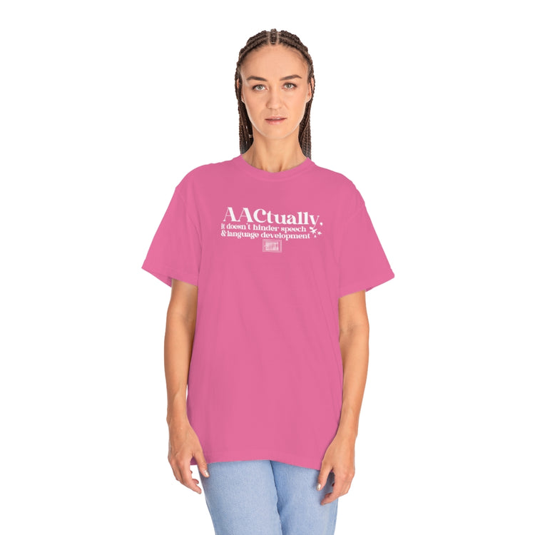 AAC facts comfort colors tee