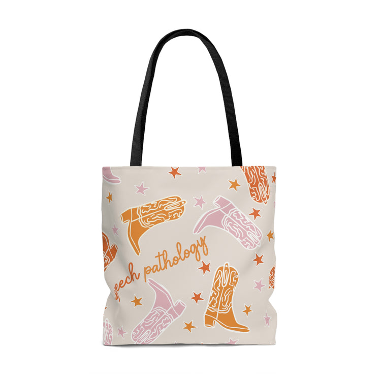 speech pathology cowboy boots bag