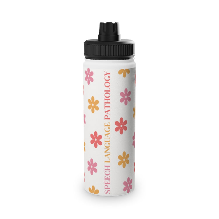 SLP scope flower stainless steel water bottle 18 oz