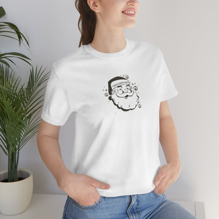 santa mɛri krɪsməs IPA short sleeve tee