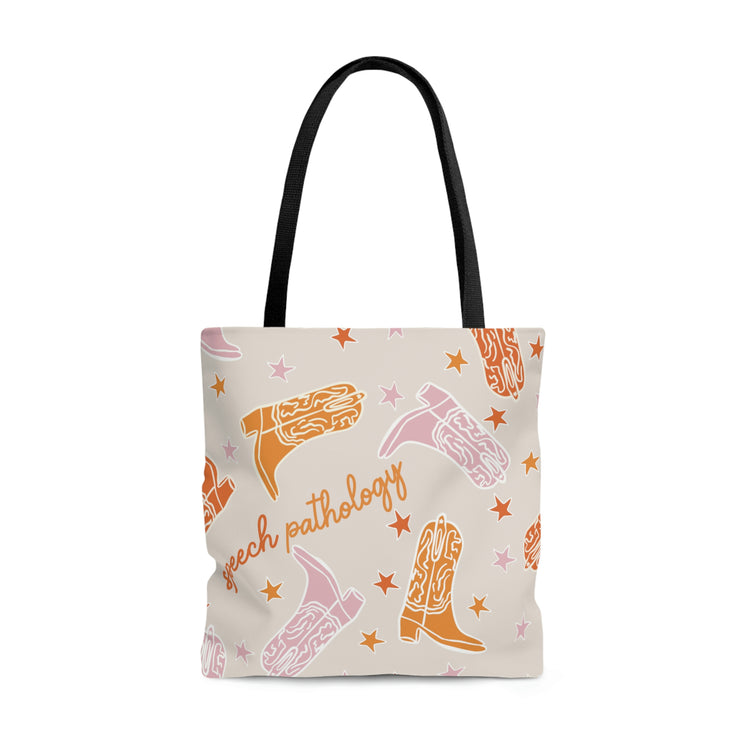 speech pathology cowboy boots bag