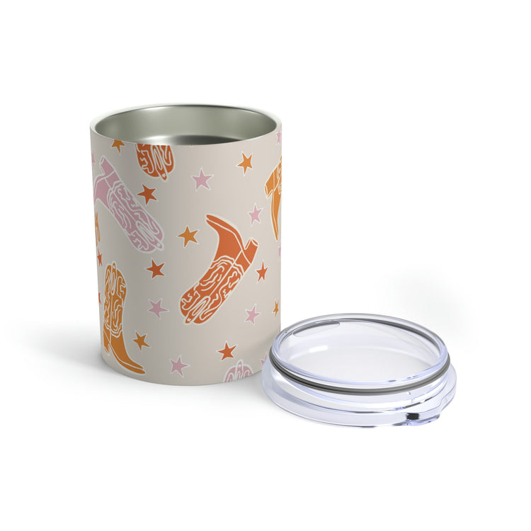 speech pathology cowboy boots 10oz tumbler