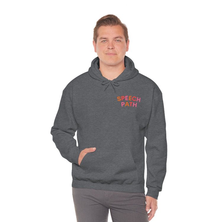 speech path arch hoodie