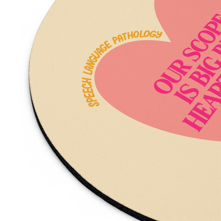 slp heart scope mousepad
