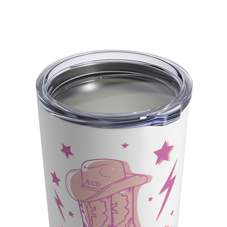 cowboy boots audiology 10oz tumbler