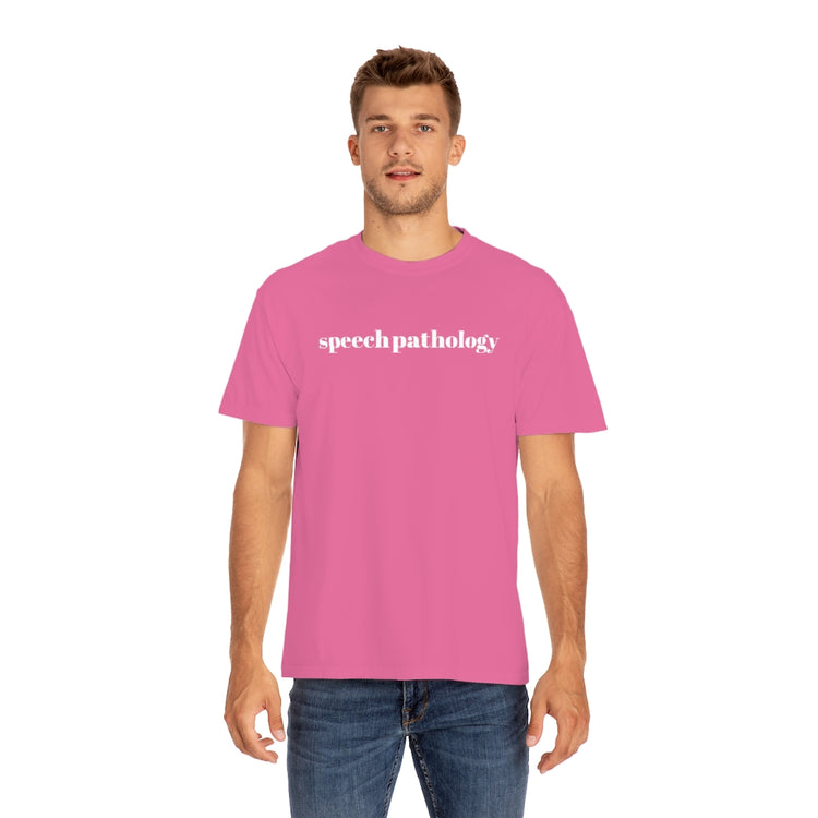 simple speech pathology comfort colors tee