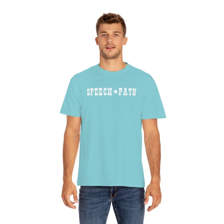 speech path western comfort colors tee