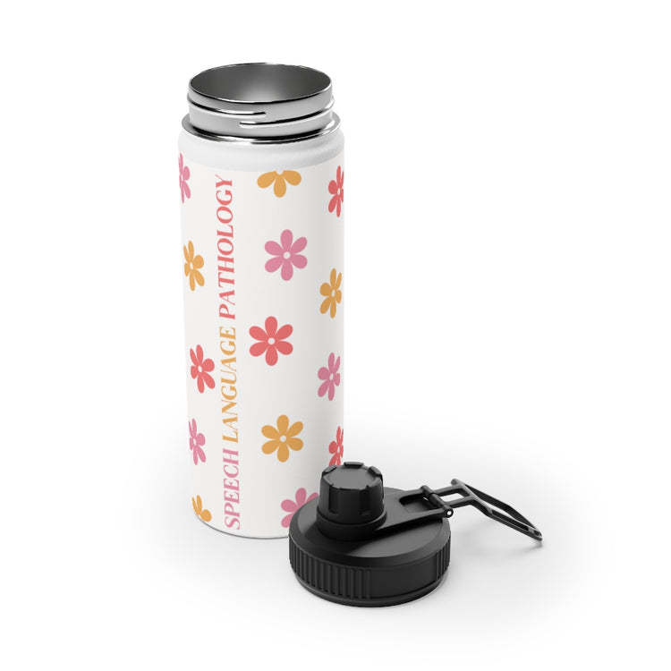 SLP scope flower stainless steel water bottle 18 oz