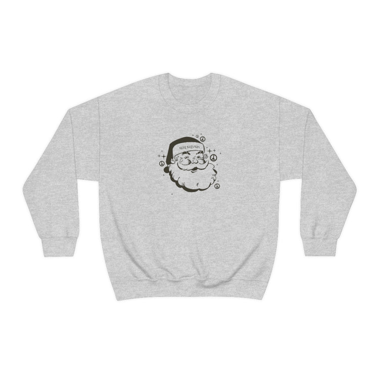 santa mɛri krɪsməs IPA crewneck