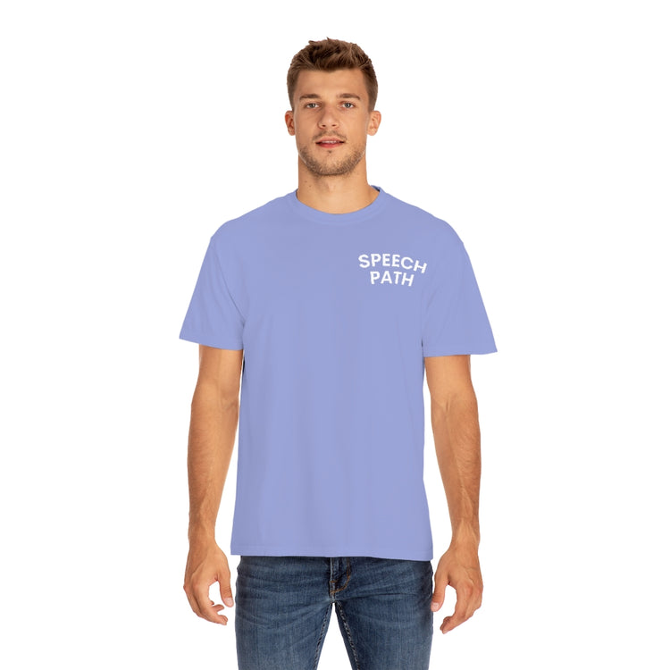 speech path arch comfort colors tee