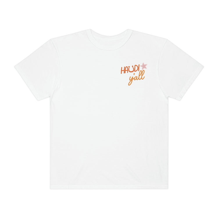 speech pathology howdy y'all comfort colors tee