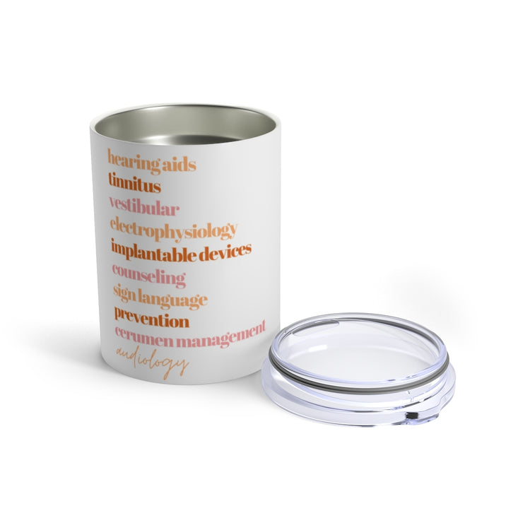 audiology scope of practice tumbler orange
