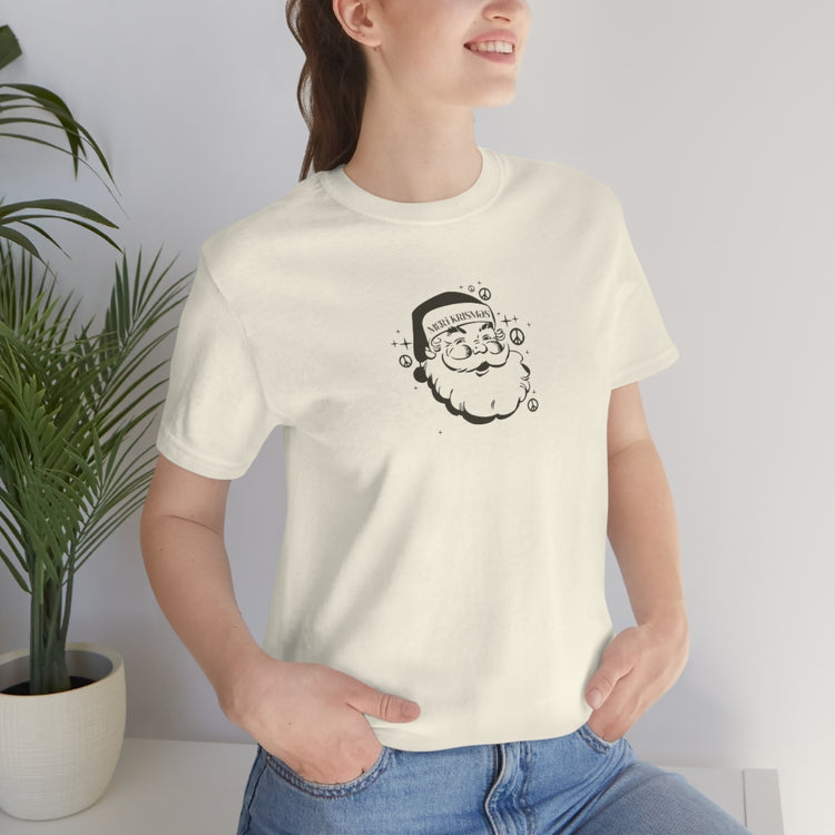 santa mɛri krɪsməs IPA short sleeve tee
