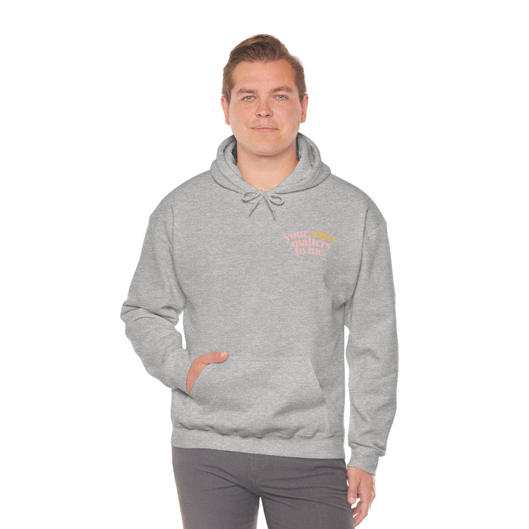 your voice matters to me hoodie