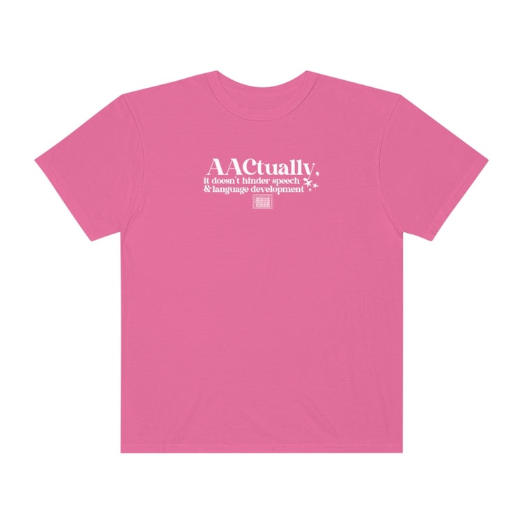 AAC facts comfort colors tee