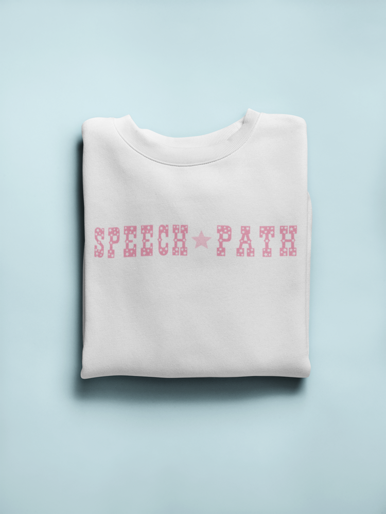 western star speech pathology crewneck