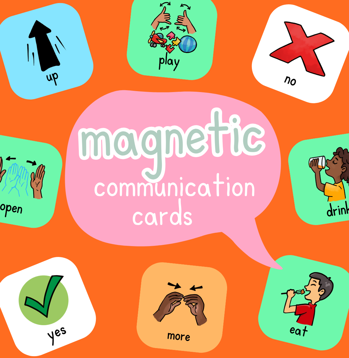 Magnetic Communication Cards – beetheslp