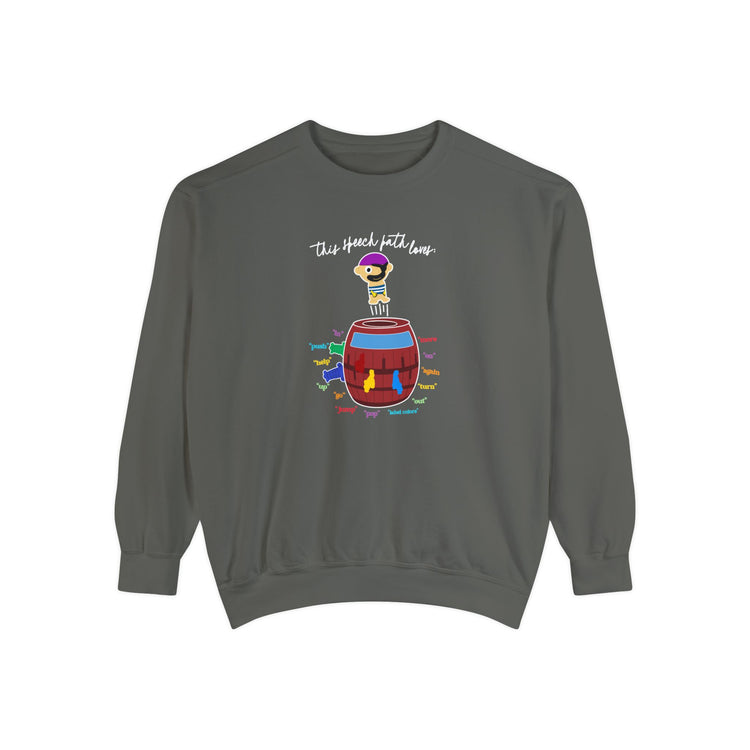 pirate speech path loves comfort colors crewneck