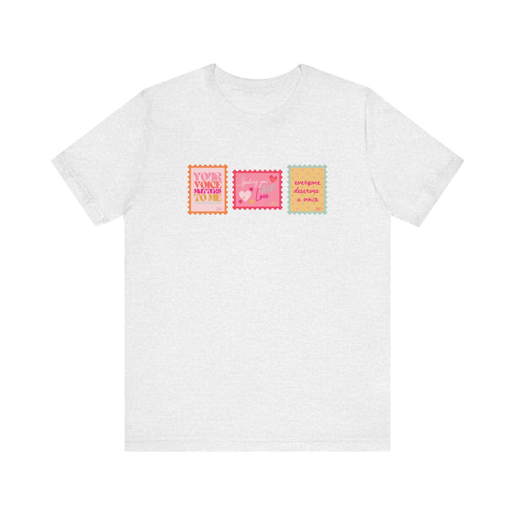 SLP stamps tee