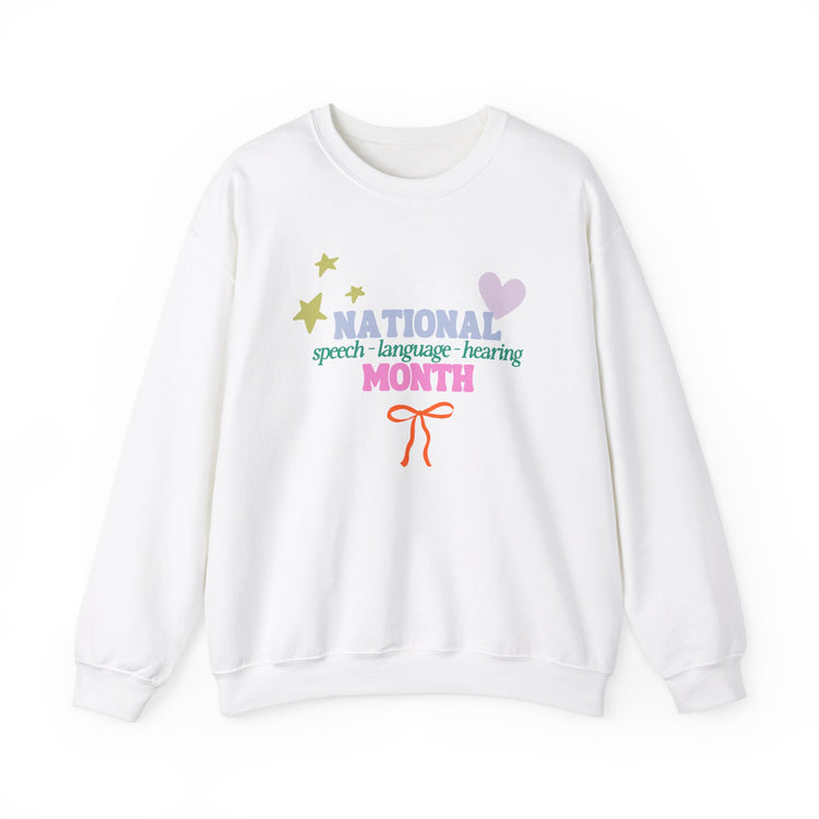 NSLHM colorful bow crewneck