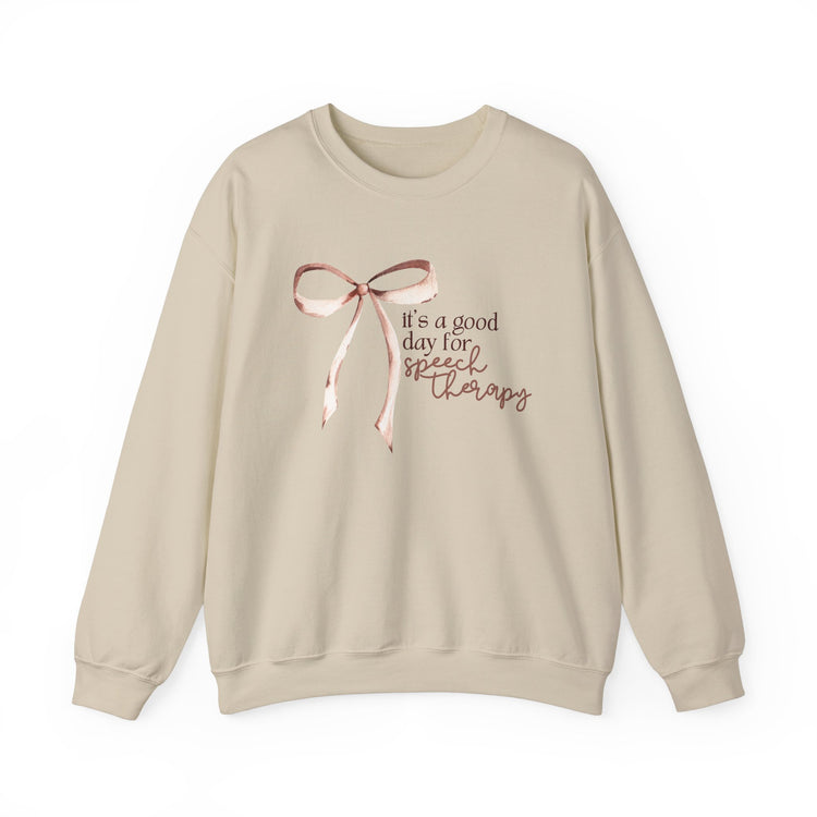 neutral it's a good day for speech crewneck