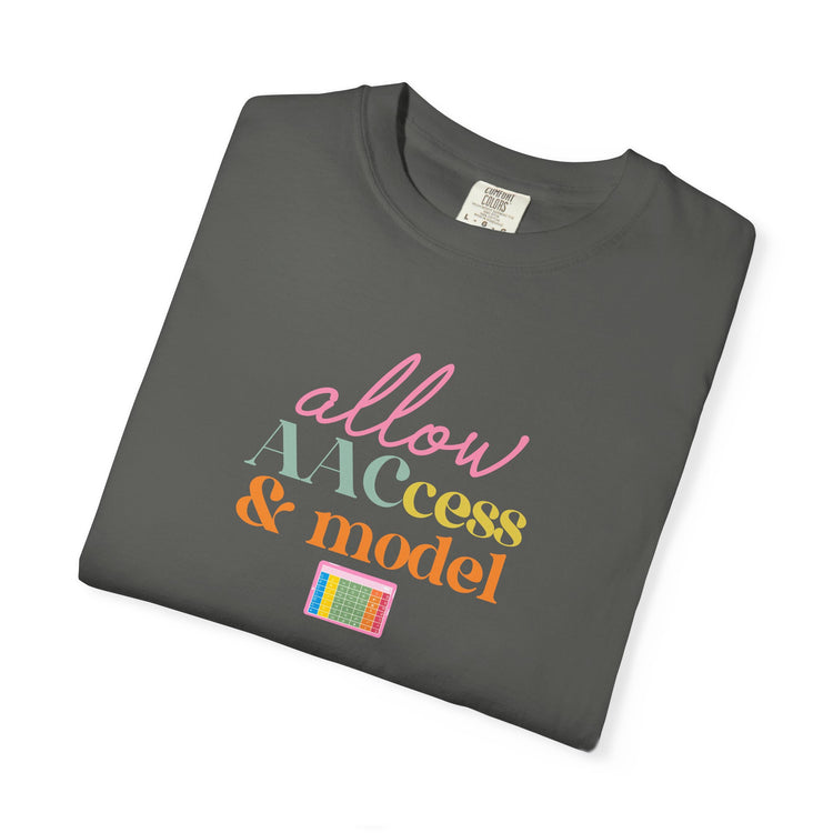 allow AAC access and model comfort colors tee
