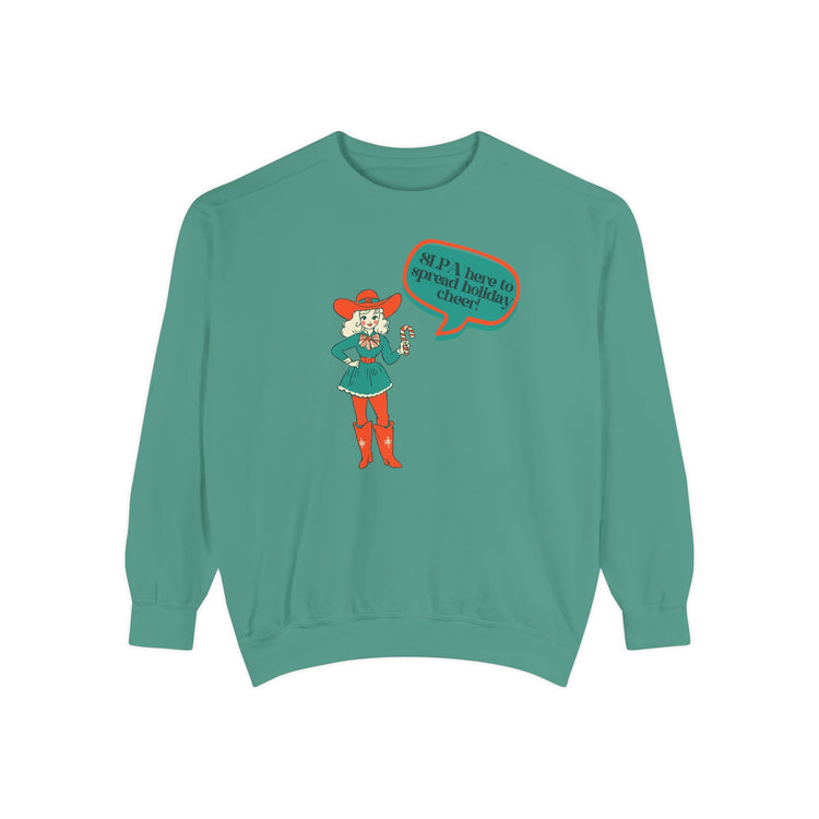 cowgirl SLPA elf comfort colors crewneck