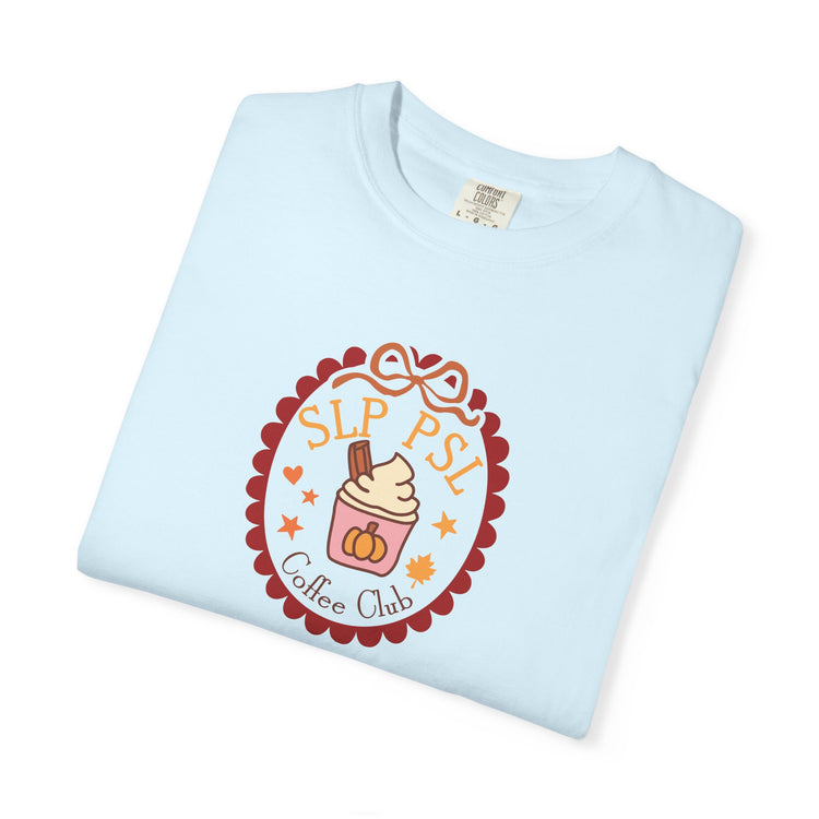 SLP coffee club comfort colors tee
