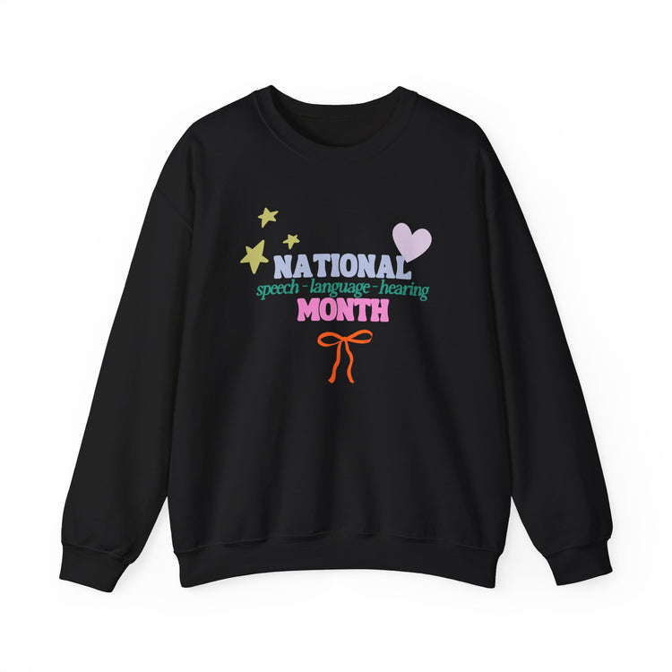 NSLHM colorful bow crewneck