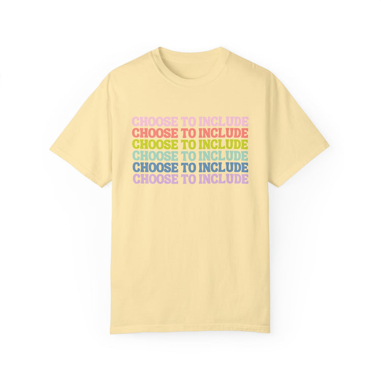 choose to include comfort colors tee