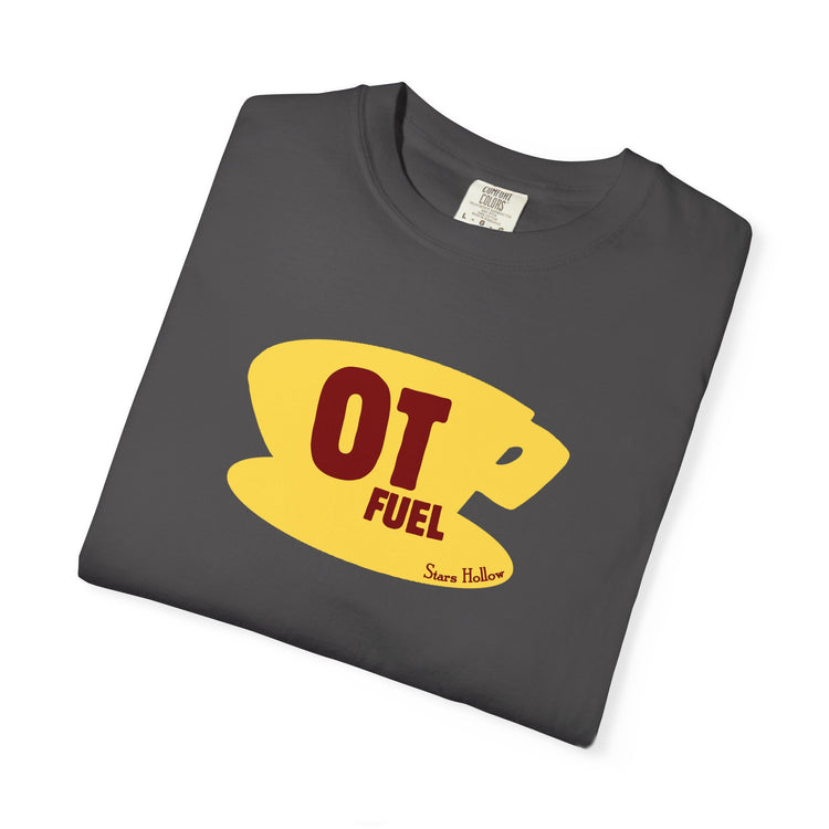 OT fuel yellow coffee cup comfort colors tee