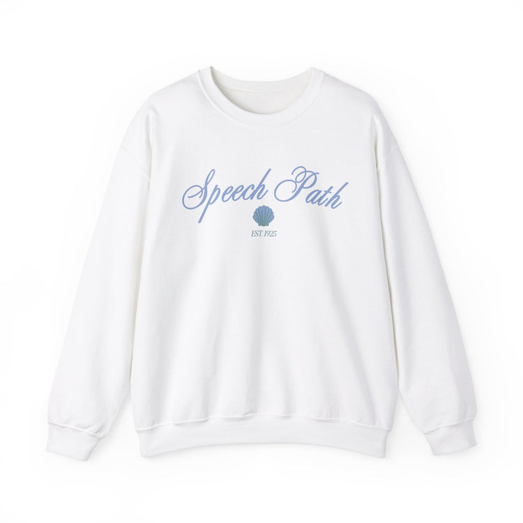 speech path clam crewneck