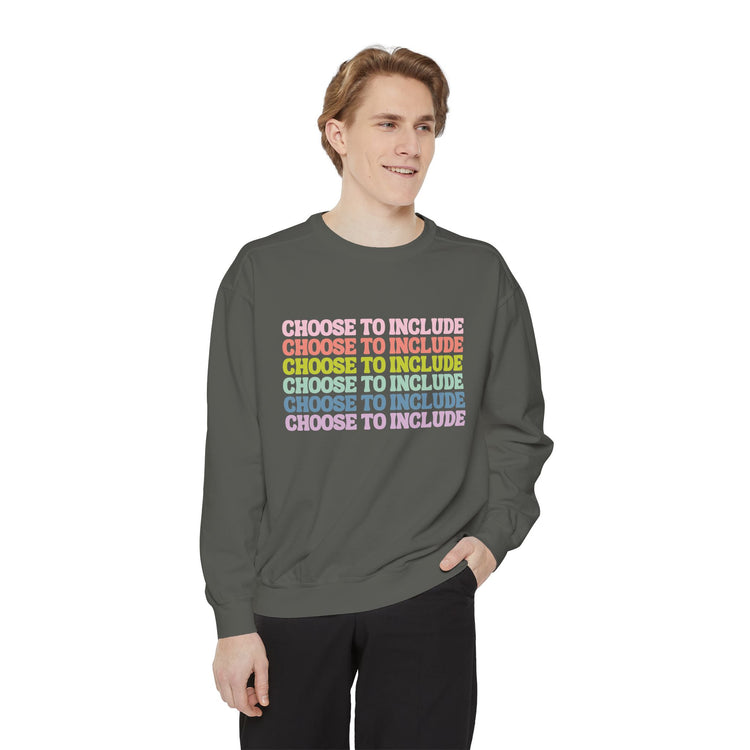 choose to include comfort colors crewneck