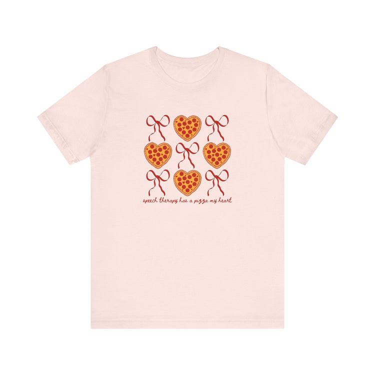 speech therapy has a pizza my heart tee