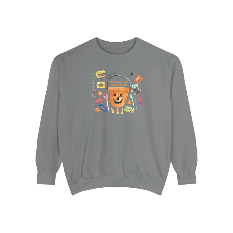 trick or treat SLP comfort colors crewneck