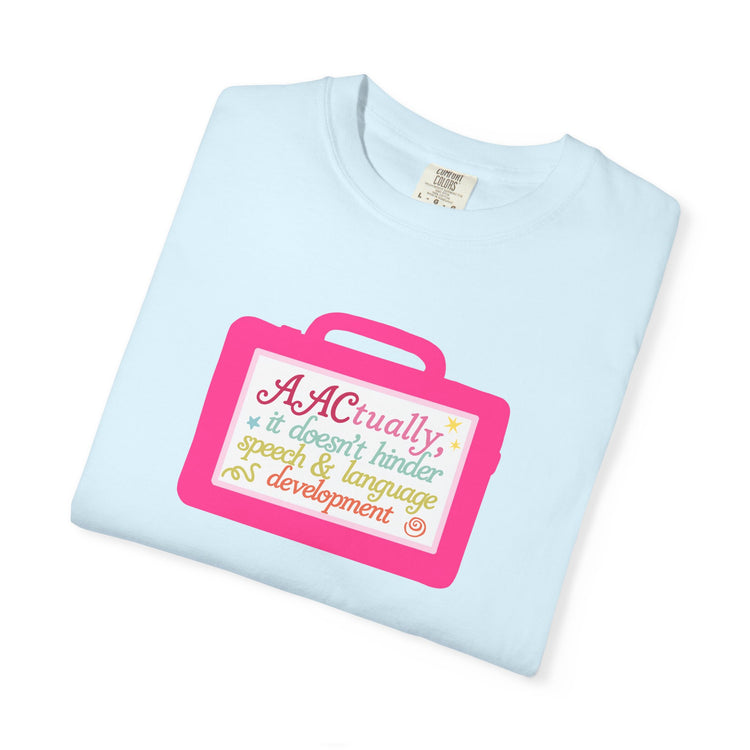 AAC device facts comfort colors tee
