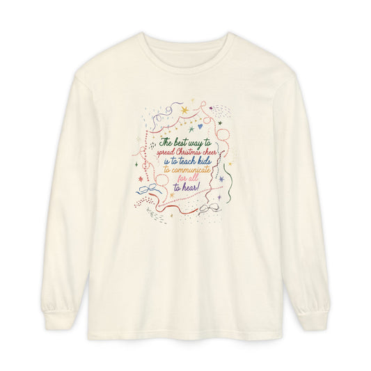 spreading SLP cheer long sleeve tee