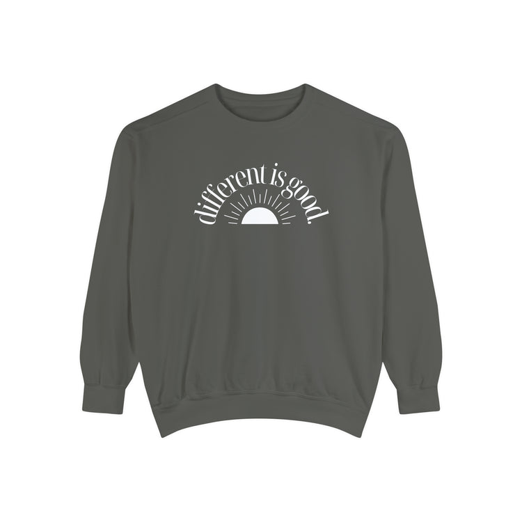 different is good sun comfort colors crewneck