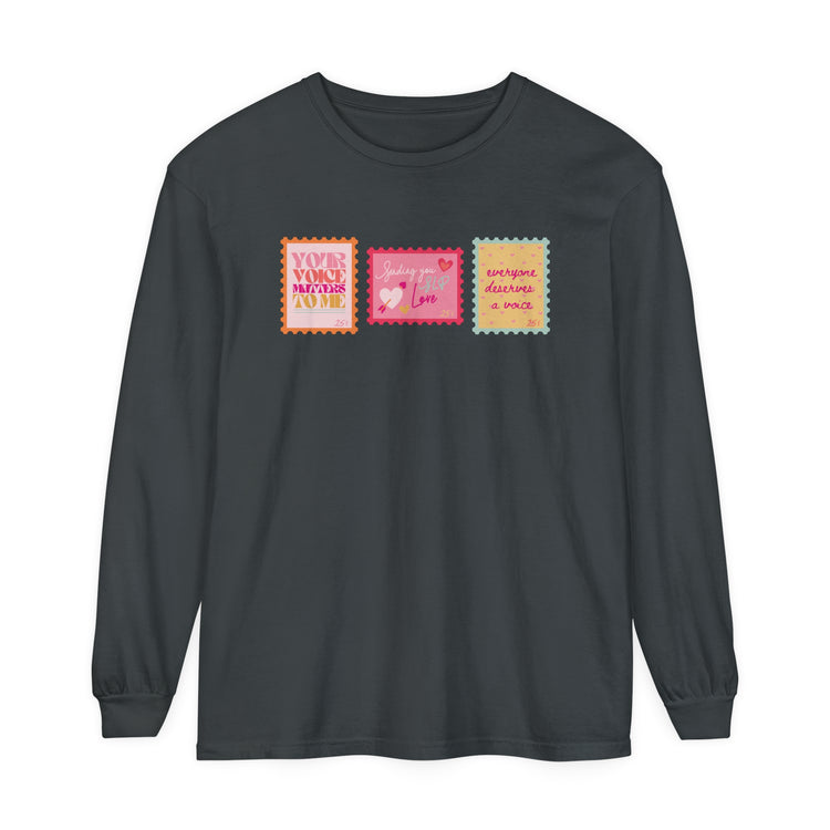 SLP stamps long sleeve tee