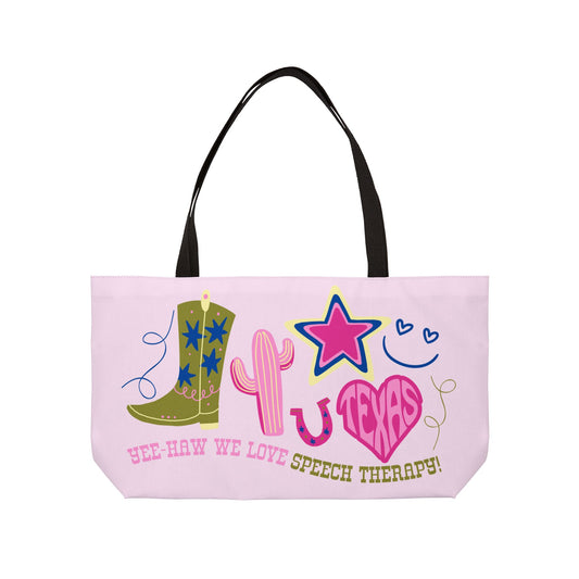 TSHA 2025 tote - Yeehaw We Love Speech Therapy!