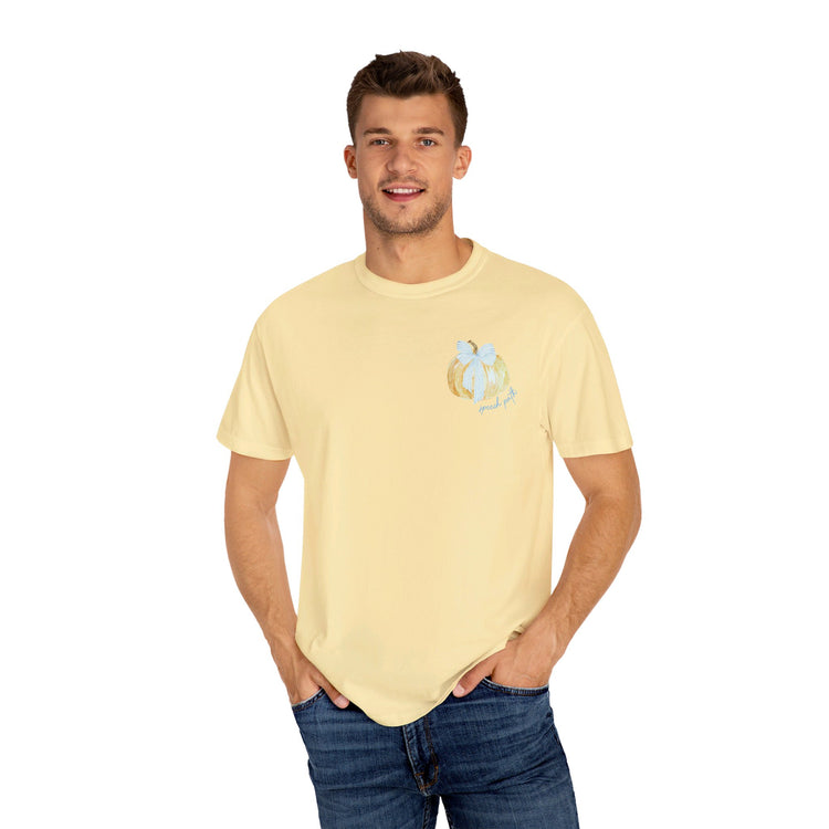 pumpkin speech path comfort colors tee