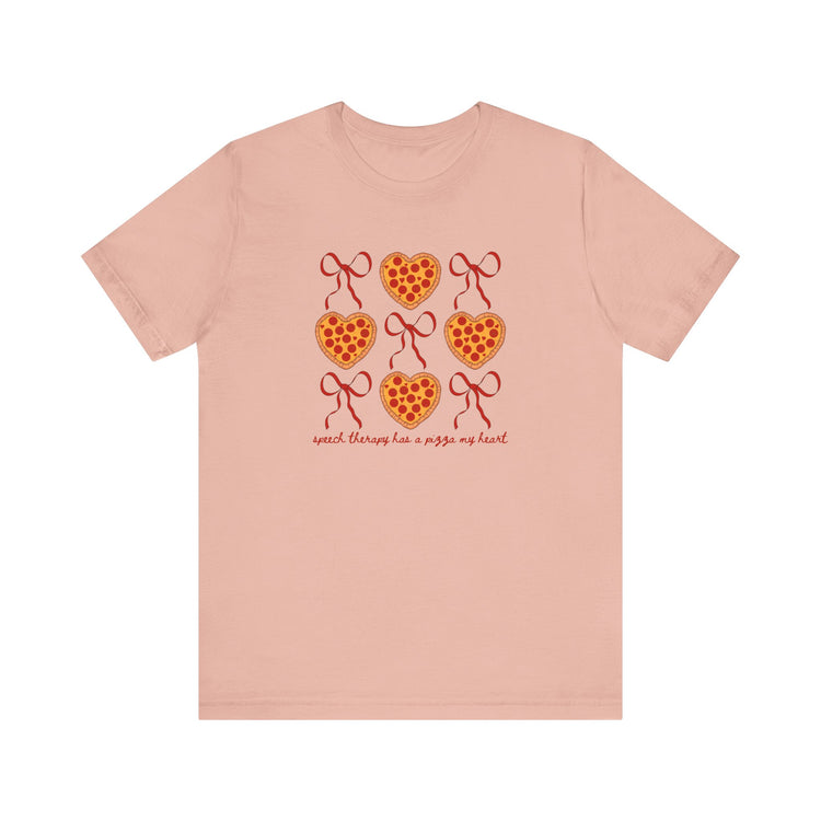 speech therapy has a pizza my heart tee