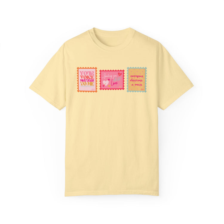 SLP stamps comfort colors tee