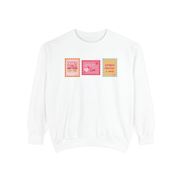 SLP stamps comfort colors crewneck