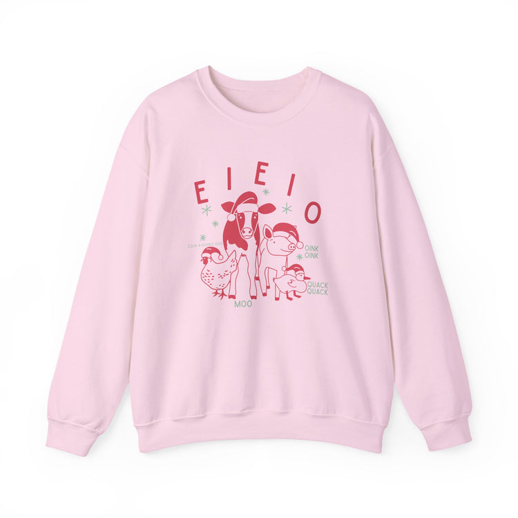 EIEIO holiday barn animals crewneck