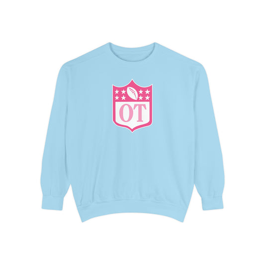OT football crest comfort colors crewneck