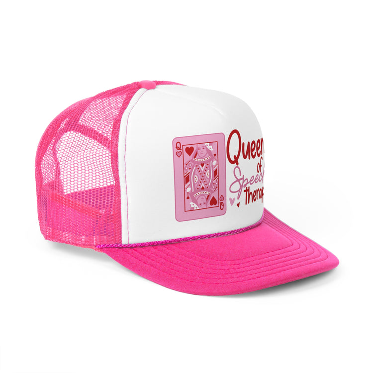 queen of speech therapy trucker hat